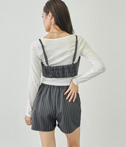 ベーシックUネックロングTシャツ 793-8987