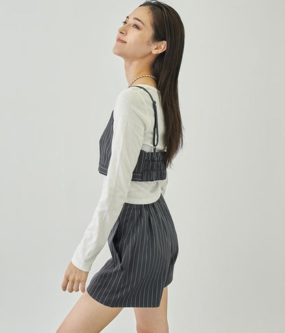 ベーシックUネックロングTシャツ 793-8987