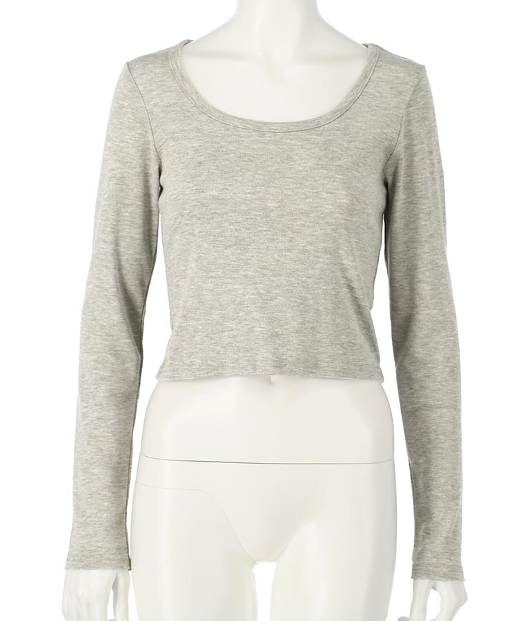 ベーシックUネックロングTシャツ 793-8987