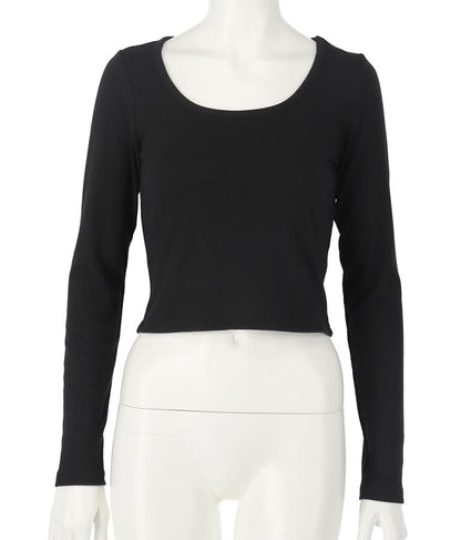 ベーシックUネックロングTシャツ 793-8987