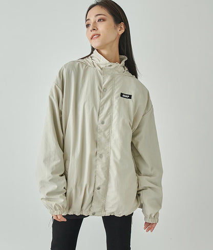 ANAP ボックス ロゴフード付き ナイロン ブルゾン 794-8968