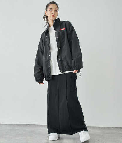 ANAP ボックス ロゴフード付き ナイロン ブルゾン 794-8968