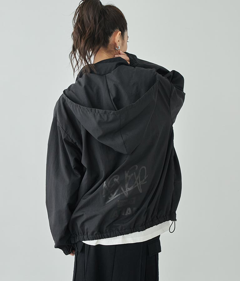 ANAP ボックス ロゴフード付き ナイロン ブルゾン 794-8968