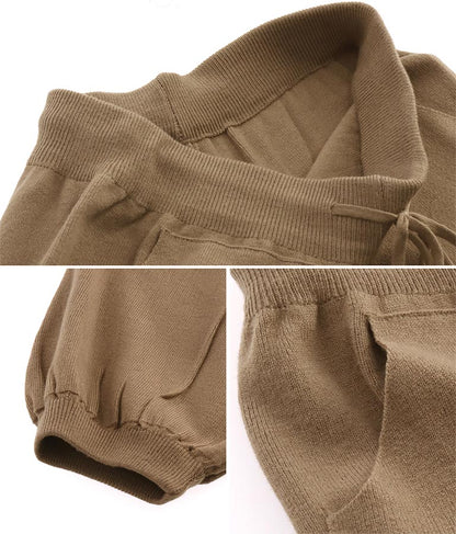 センター ライン ニット ジョガー パンツ 812-6706