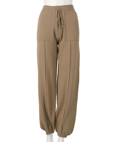 センター ライン ニット ジョガー パンツ 812-6706