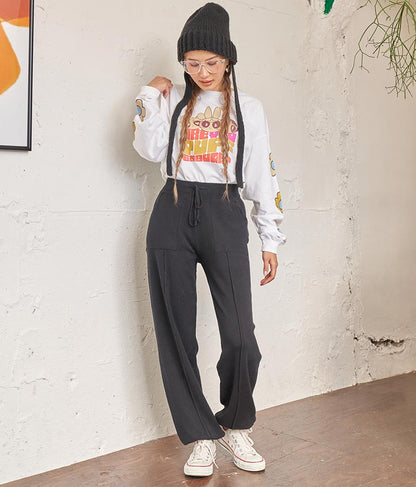 センター ライン ニット ジョガー パンツ 812-6706