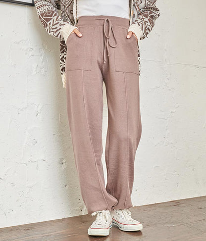 センター ライン ニット ジョガー パンツ 812-6706