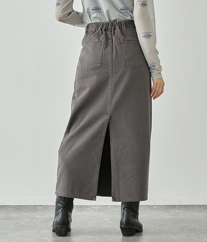 バックスリットロングスカート 791-9017