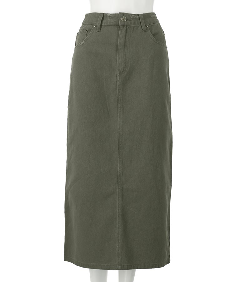 バックスリットロングスカート 791-9017