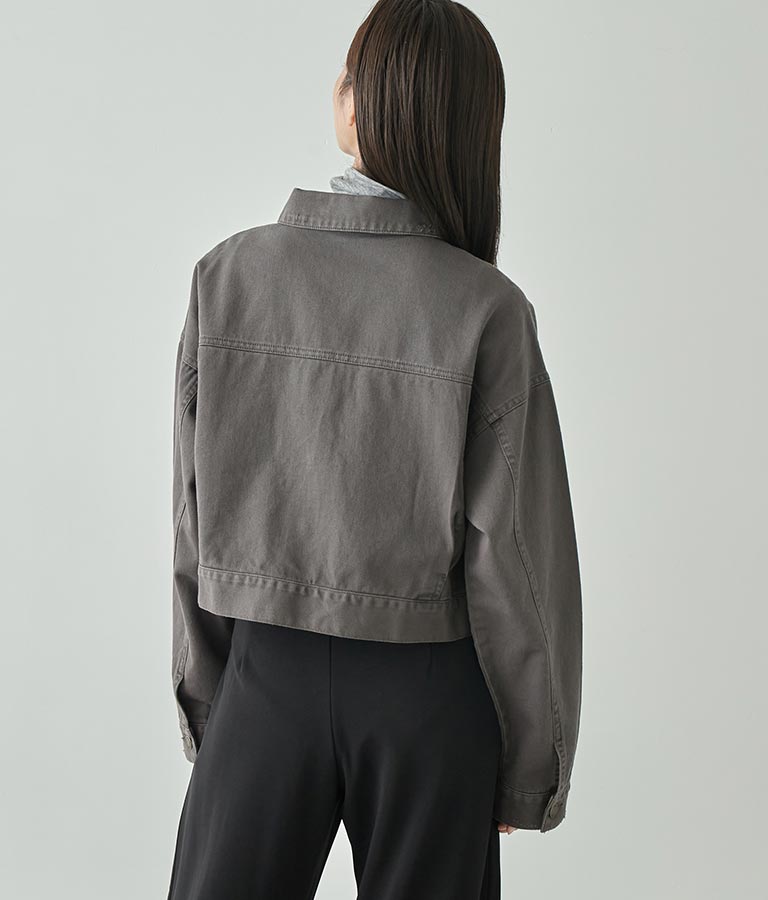 ダメージクロップドジャケット 794-9016