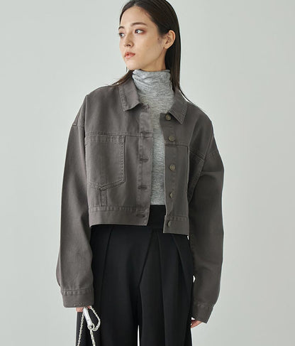 ダメージクロップドジャケット 794-9016