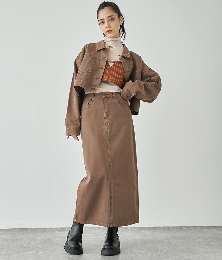 ダメージクロップドジャケット 794-9016