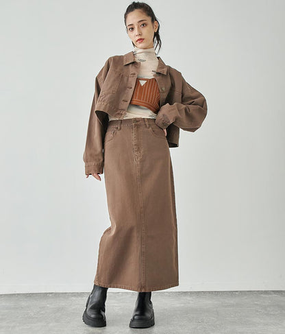 ダメージクロップドジャケット 794-9016