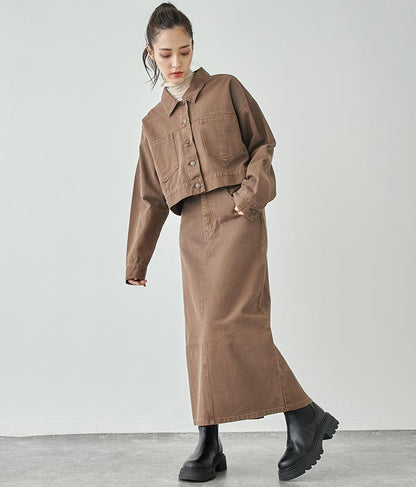 ダメージクロップドジャケット 794-9016