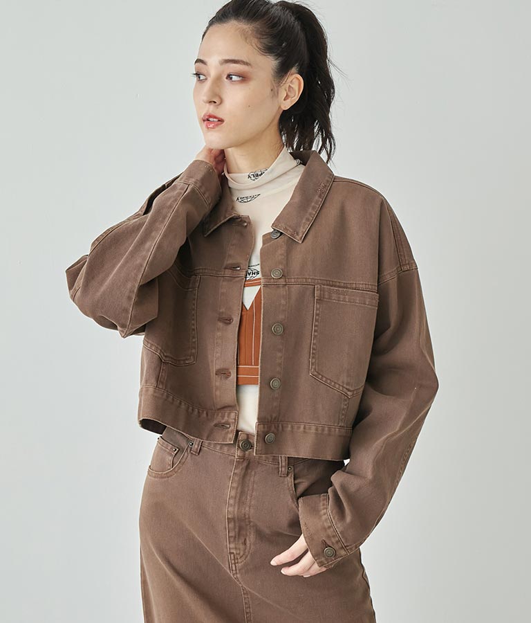 ダメージクロップドジャケット 794-9016