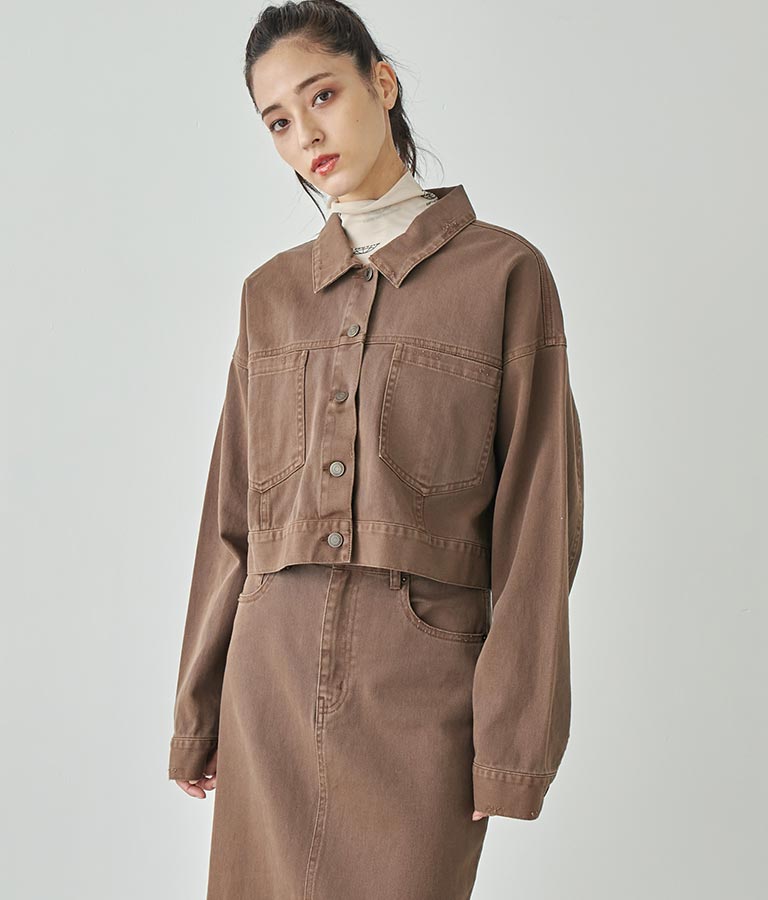 ダメージクロップドジャケット 794-9016