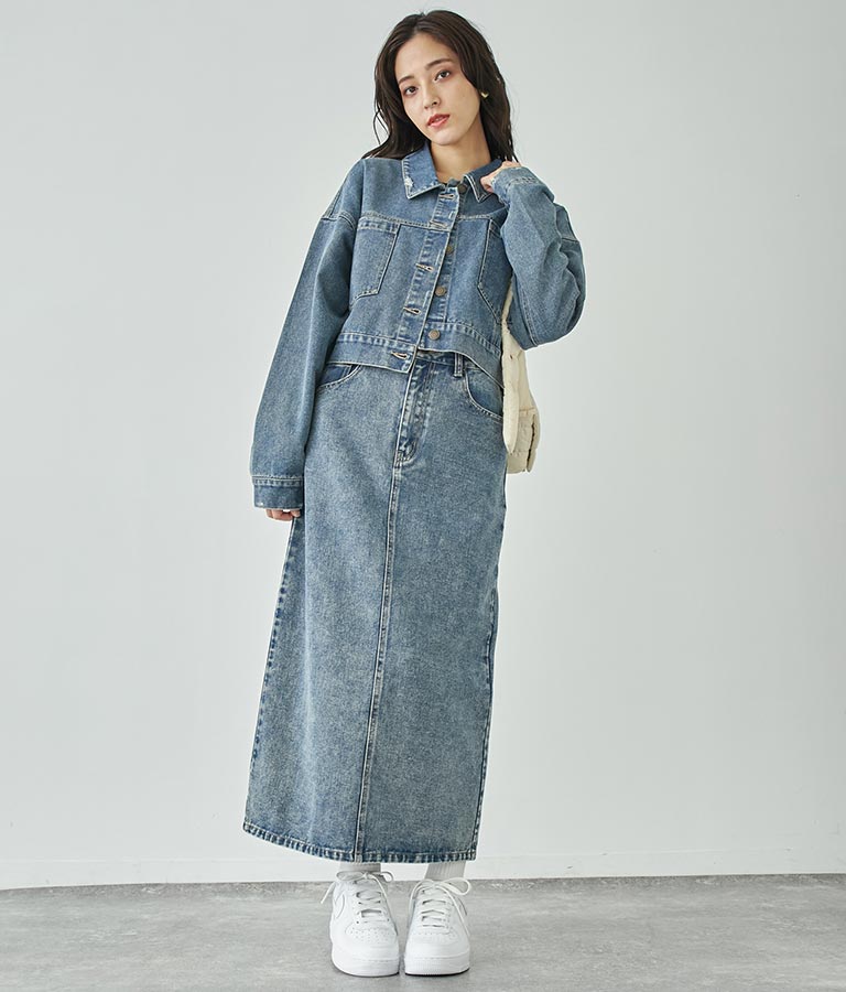 ダメージクロップドジャケット 794-9016