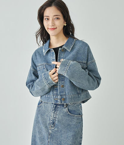 ダメージクロップドジャケット 794-9016