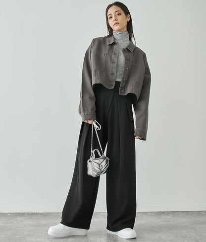 ダメージクロップドジャケット 794-9016