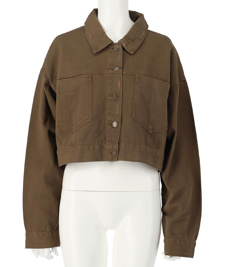 ダメージクロップドジャケット 794-9016