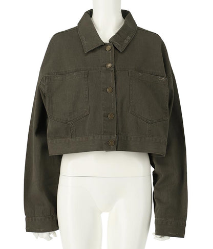 ダメージクロップドジャケット 794-9016