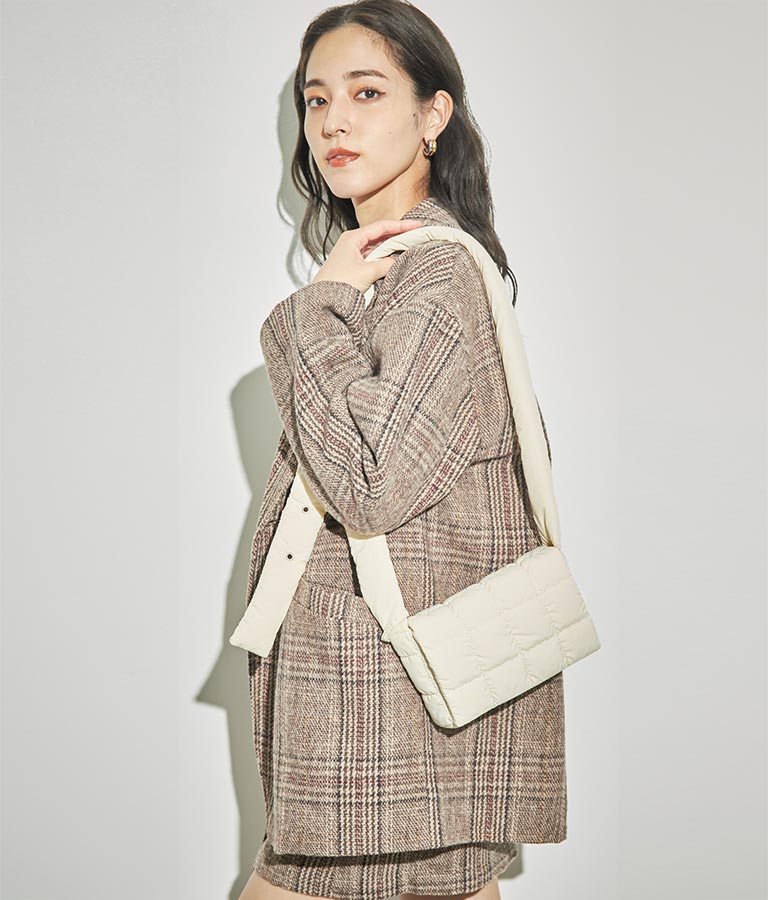 ナイロン キルティング ミニショルダー バッグ 159-5484