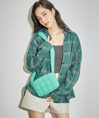 ナイロン キルティング ミニショルダー バッグ 159-5484