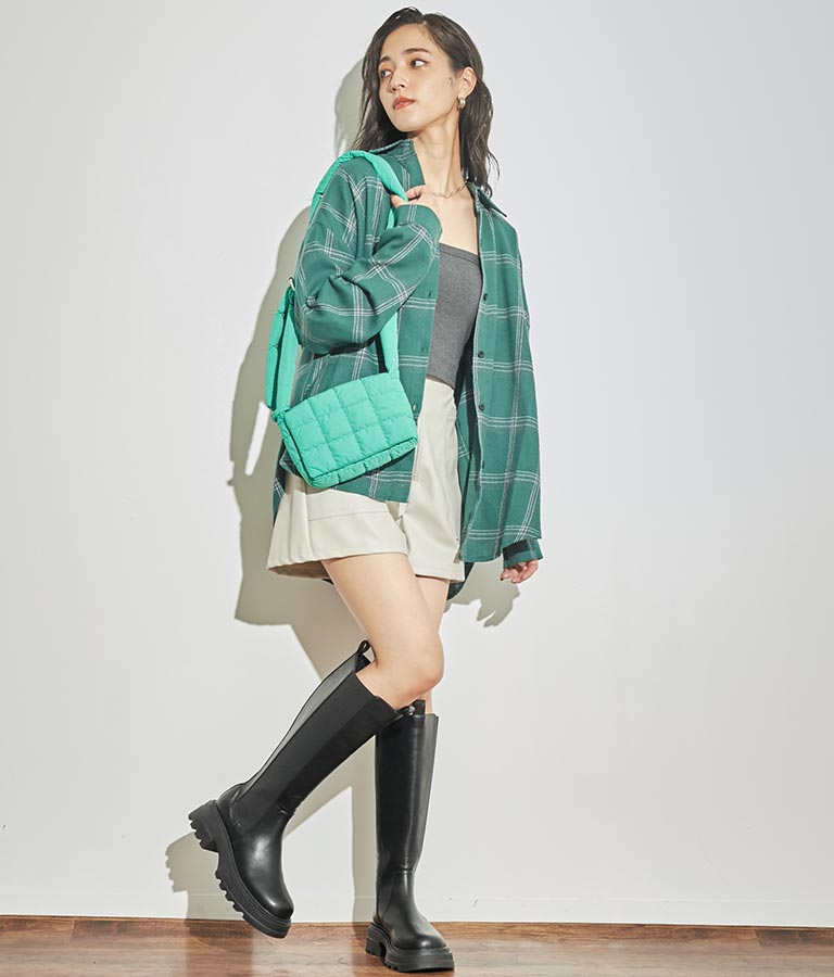 ナイロン キルティング ミニショルダー バッグ 159-5484