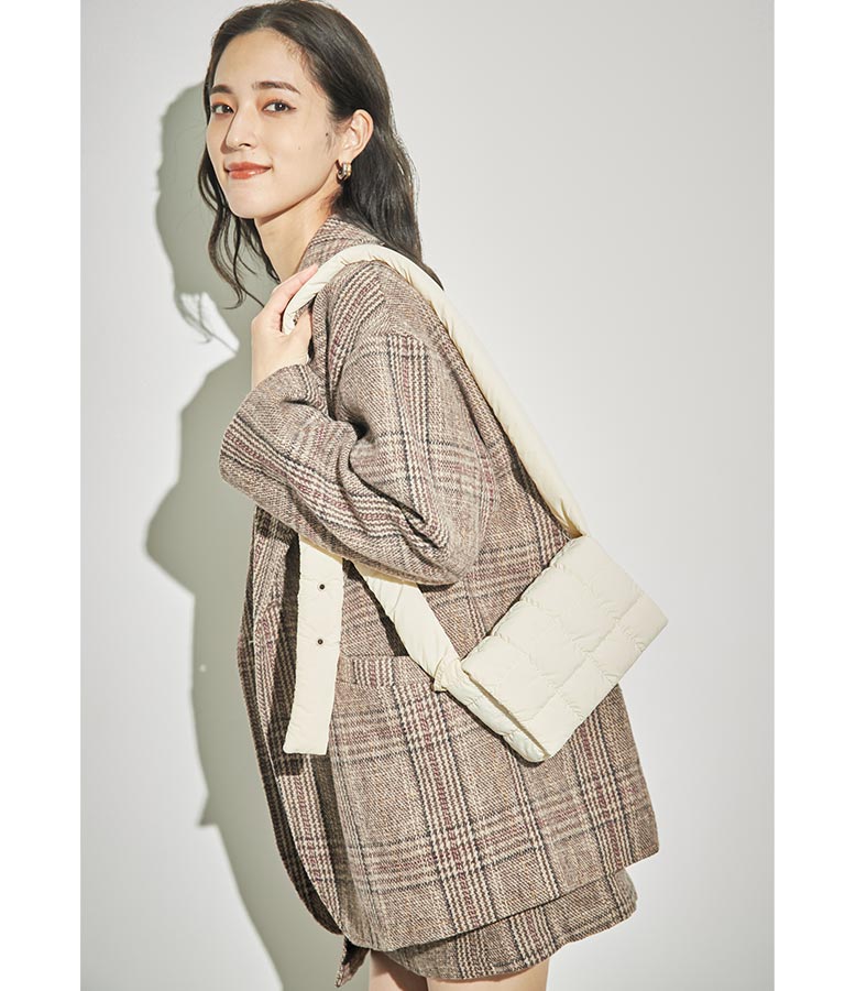 ナイロン キルティング ミニショルダー バッグ 159-5484