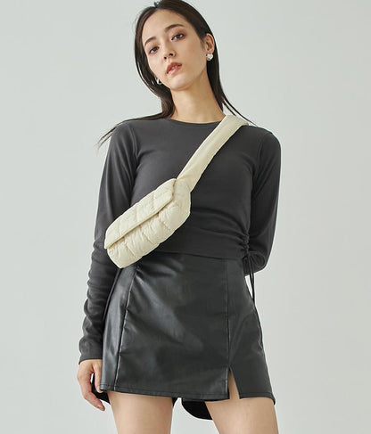 ナイロン キルティング ミニショルダー バッグ 159-5484