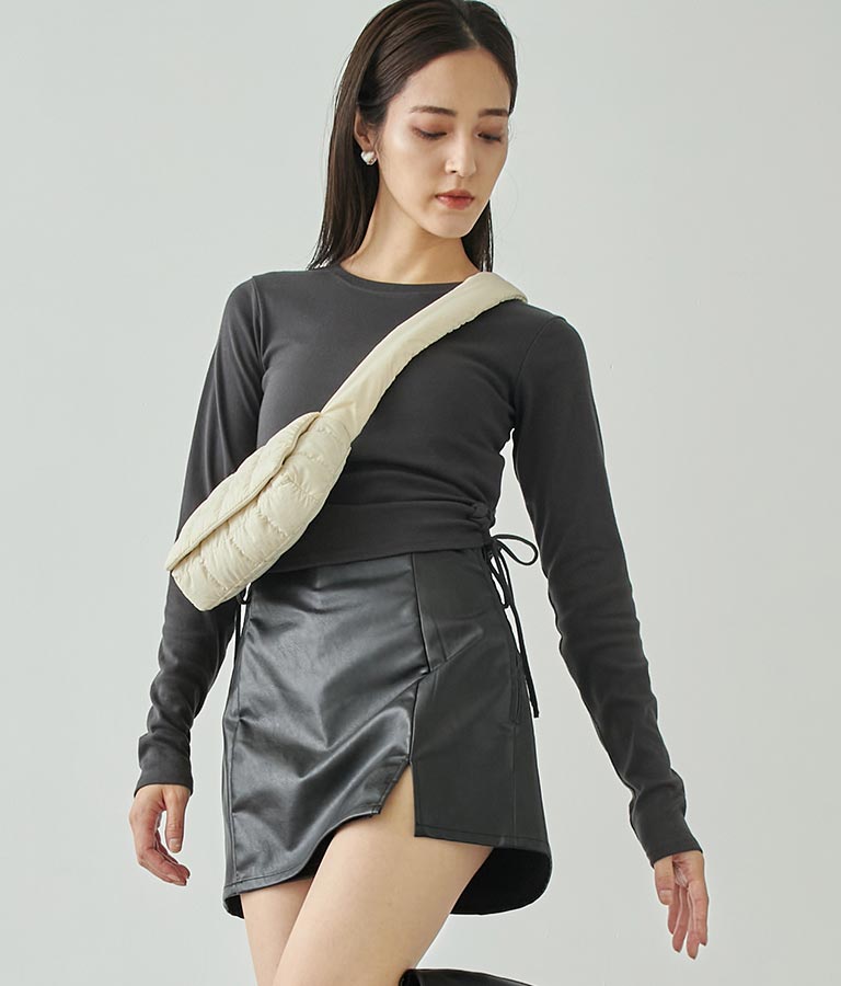 ナイロン キルティング ミニショルダー バッグ 159-5484