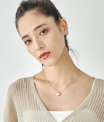 ハート モチーフ ネックレス 159-5486