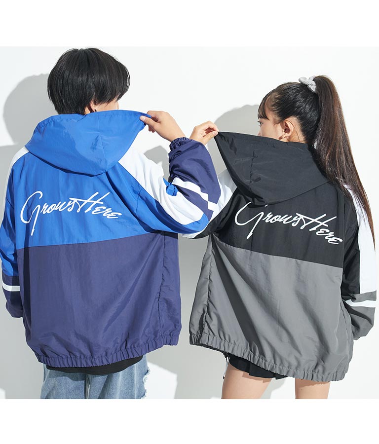 R+S配色オーバーブルゾン 915-7264