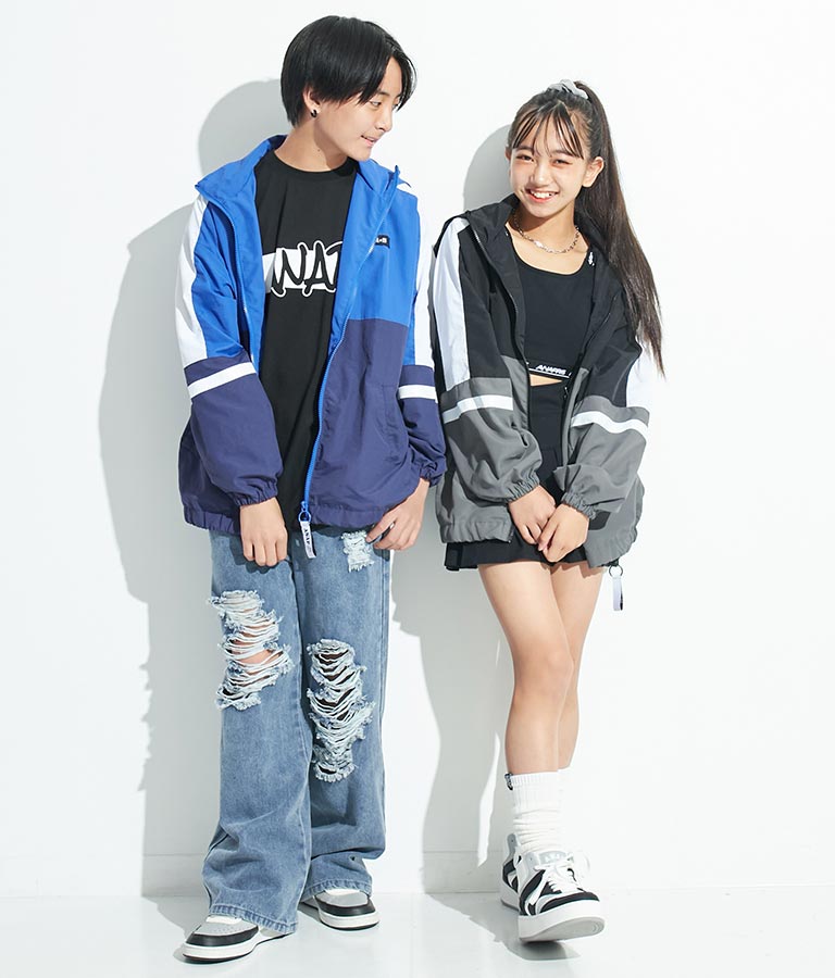 R+S配色オーバーブルゾン 915-7264