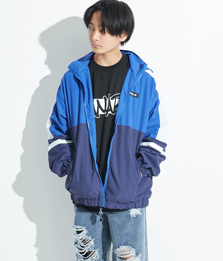 R+S配色オーバーブルゾン 915-7264