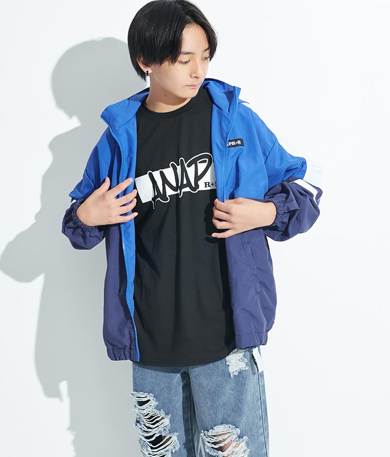 R+S配色オーバーブルゾン 915-7264