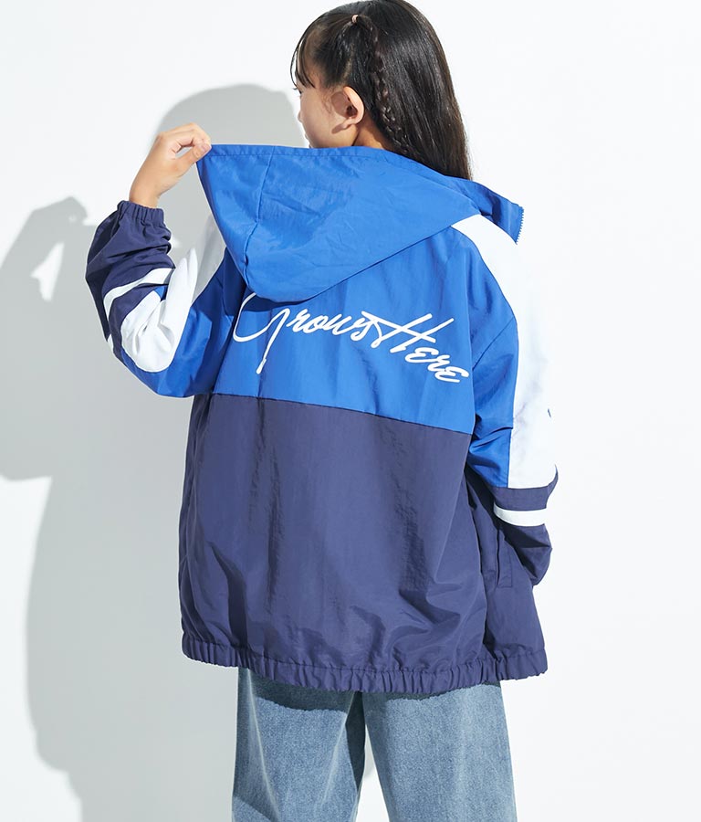 R+S配色オーバーブルゾン 915-7264