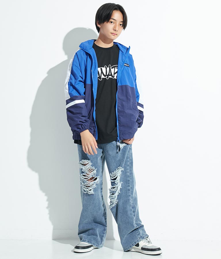 R+S配色オーバーブルゾン 915-7264