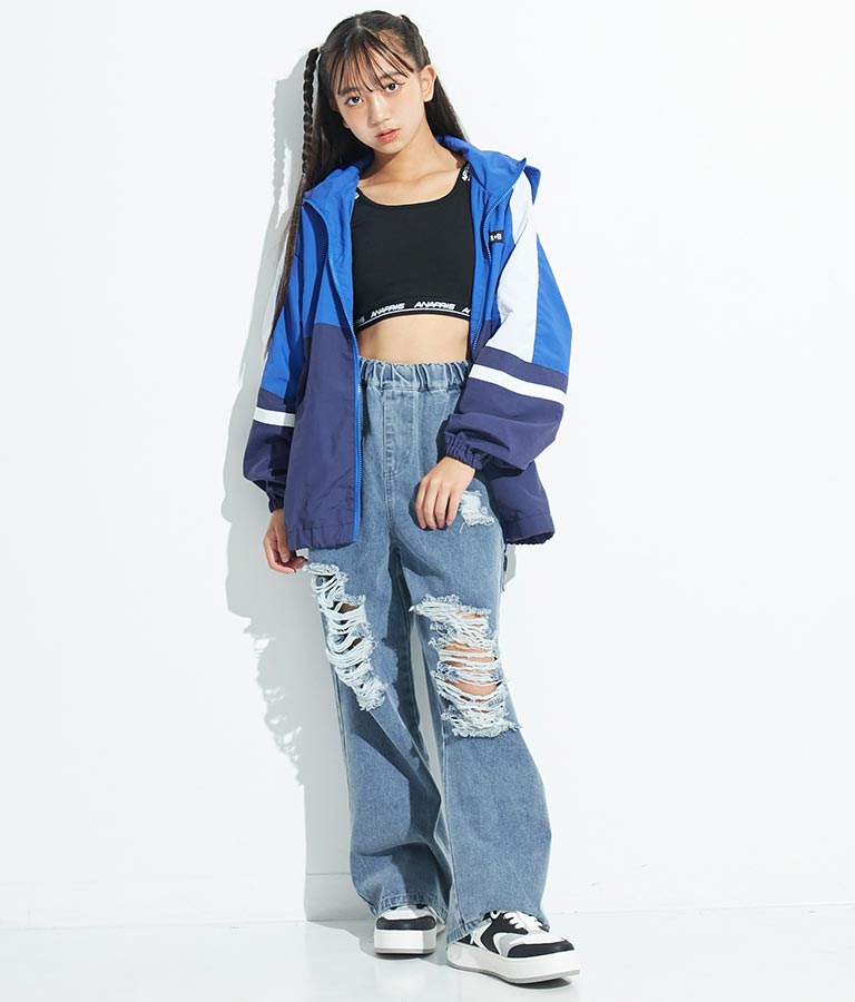 R+S配色オーバーブルゾン 915-7264