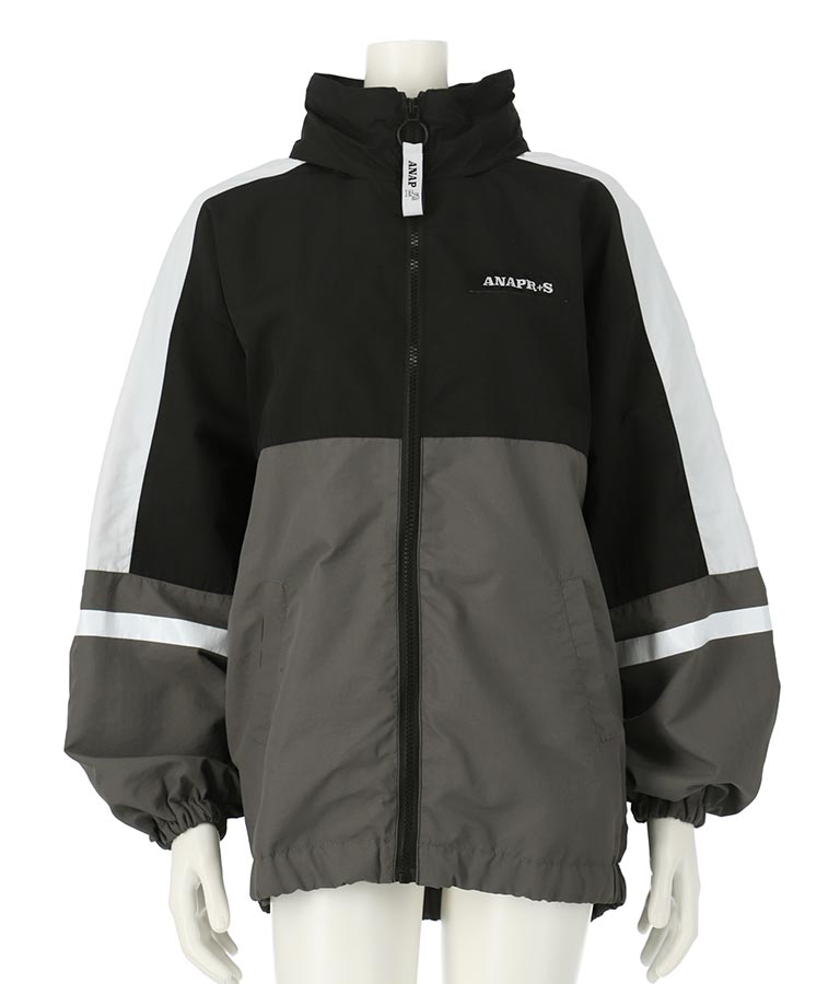 R+S配色オーバーブルゾン 915-7264