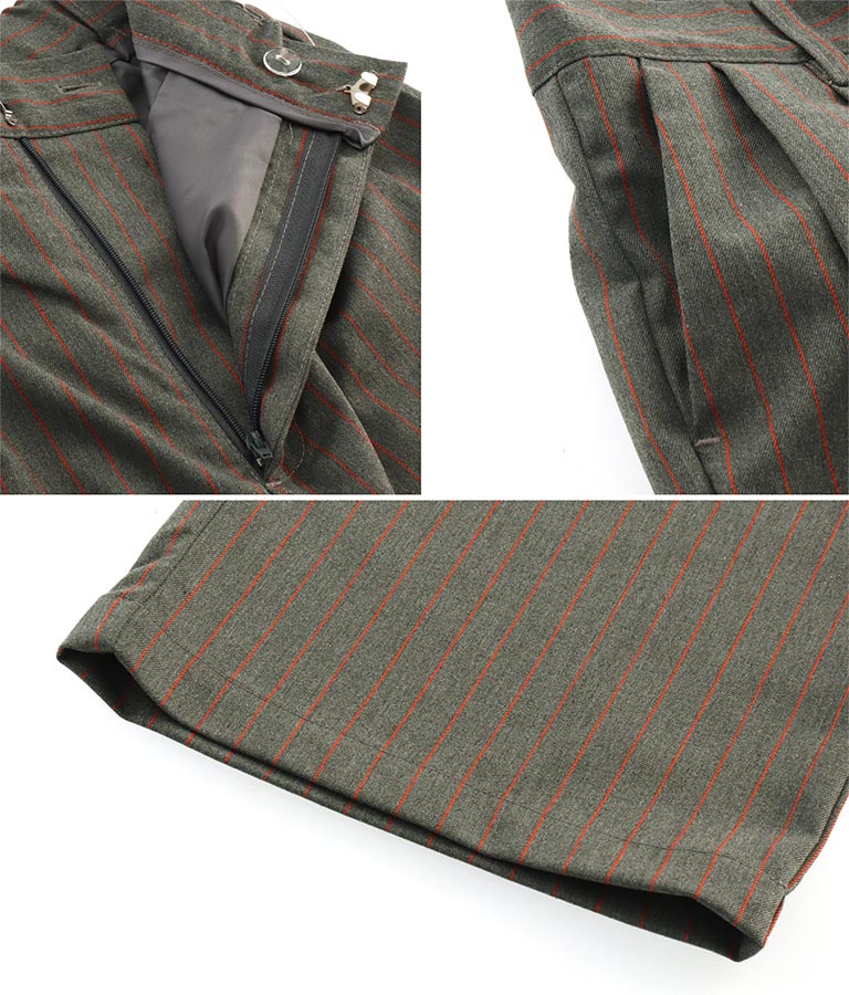 ピンストライプ スラックス