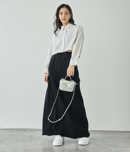 裏毛スウェットカーゴスカート 791-9002