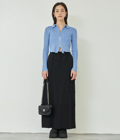 裏毛スウェットカーゴスカート 791-9002