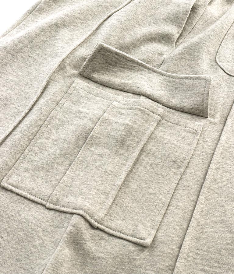 裏毛スウェットカーゴスカート 791-9002