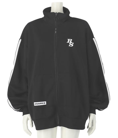 R+S吸水速乾付きラインジャージブルゾン 914-7318