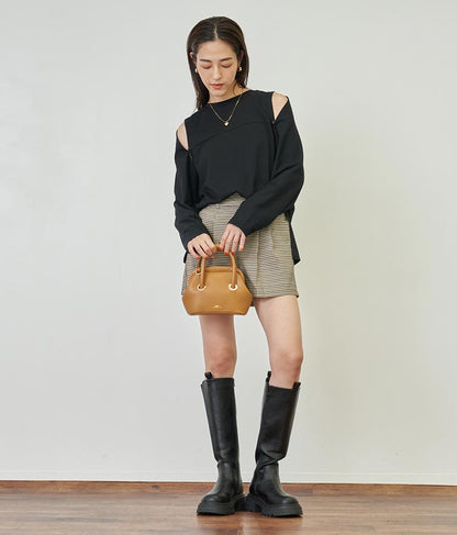 チェック柄 ショートパンツ【セットアップ着用可】 792-8993