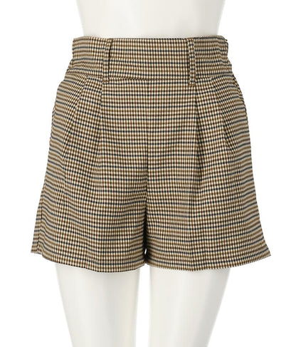 チェック柄 ショートパンツ【セットアップ着用可】 792-8993
