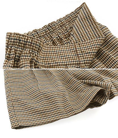 チェック柄 ショートパンツ【セットアップ着用可】 792-8993