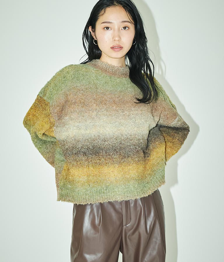 グラデーションニット 30-3102