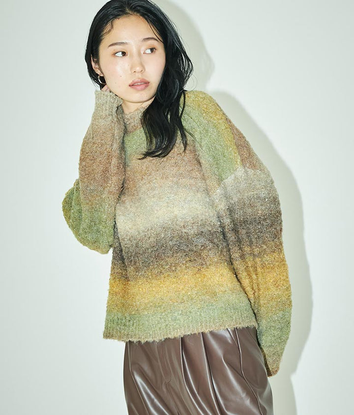 グラデーションニット 30-3102
